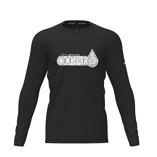 [CUS-DRIF-TEES-PER-CNK-LSL-BLK-YXS-LOGO1] Dri Fit Performance T-Shirt (Youth XS, Black, Logo 1, Long Sleeve)