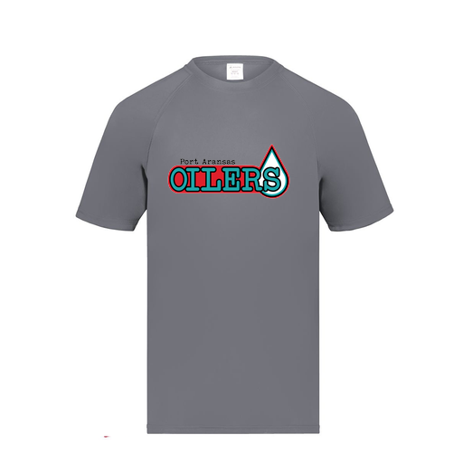 [2790.059.S-LOGO1] Men's Smooth Sport T-Shirt (Adult S, Gray, Logo 1)