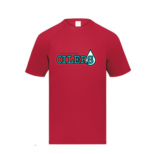 [2790.083.S-LOGO1] Men's Smooth Sport T-Shirt (Adult S, Red, Logo 1)