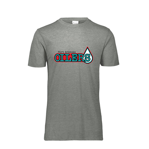 [FTSCUBGY-YS-LOGO1] Decker Youth Tri-Blend T-Shirt - Short Sleeve (Youth S, Gray, Logo 1)