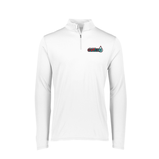 [FTLQFLWH-FAXS-LOGO1] Decker Women's Flex-Lite 1/4 Zip Shirt (Female Adult XS, White, Logo 1)