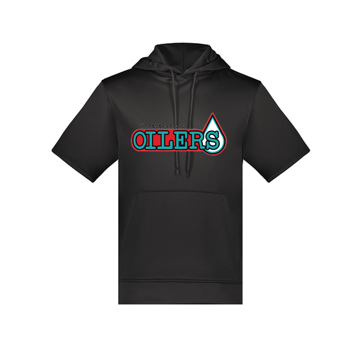 [6871.080.S-LOGO1] Men's Dri Fit Short Sleeve Hoodie (Adult S, Black, Logo 1)