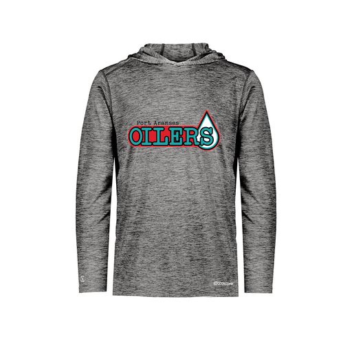 [CUS-DFW-CHGHOOD-PER-LSL-BLK-YS-LOGO1] Youth Charge Hoodie (Youth S, Black, Logo 1)