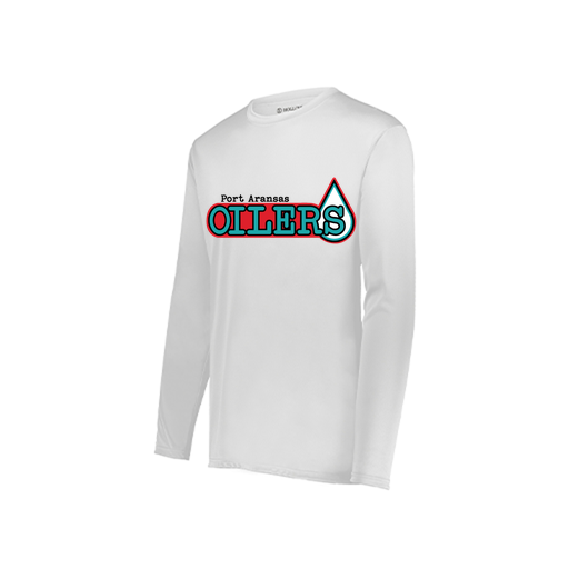 [222822.005.XS-LOGO1] Men's LS Smooth Sport Shirt (Adult XS, White, Logo 1)