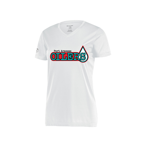 [222820.005.S-LOGO1] Ladies Movement Dri Fit Shirt (Female Adult S, White, Logo 1)