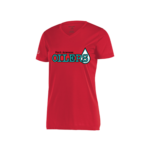 [222820.083.S-LOGO1] Ladies Movement Dri Fit Shirt (Female Adult S, Red, Logo 1)